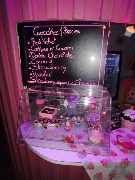 Cupcake menu, Paseo Herencia Mall