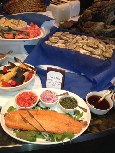 Brunch selections at Riverstone Cafe.