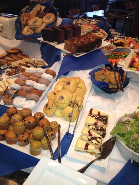 Dessert selection at Riverstone Cafe Sunday Brunch.