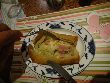 Giant Egg Roll at Hung Paradise, Aruba.