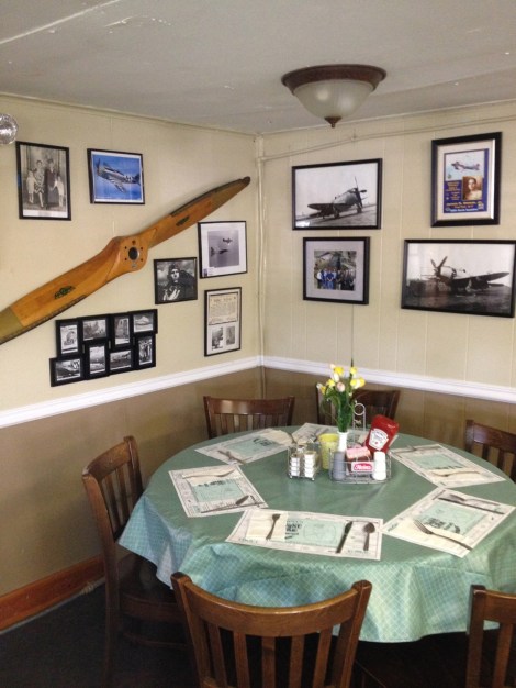 Flight Line Restaurant Interior.