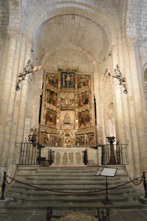 15th Century altar piece at the Collegiate Church of Santillana del Mar, Spain.