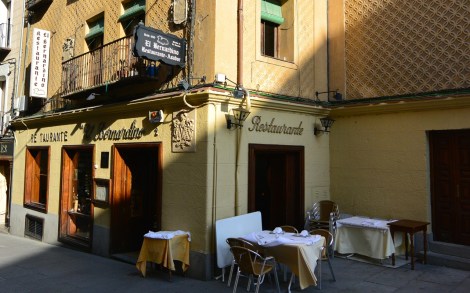 Restaurante El Bernadino, Segovia, Spain.