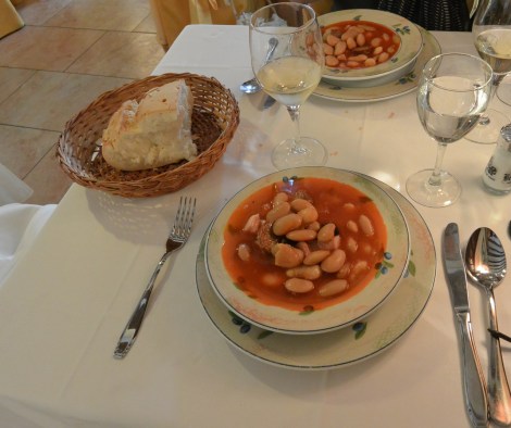 Fabada Asturiana at El Bernadino, Segovia, Spain.
