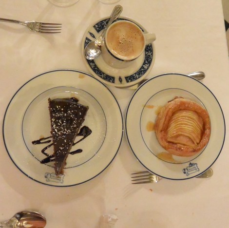 Dessert at Restaurante Botín, Madrid, Spain.