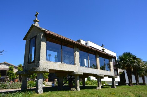 "Solar sauna" at Quinta de San Amaro, Meaño, Spain.