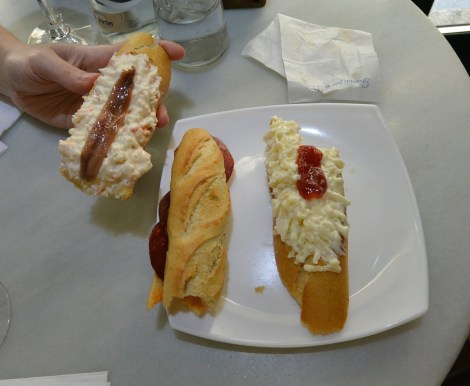 Tapas at La Consistorial, Oviedo, Spain.