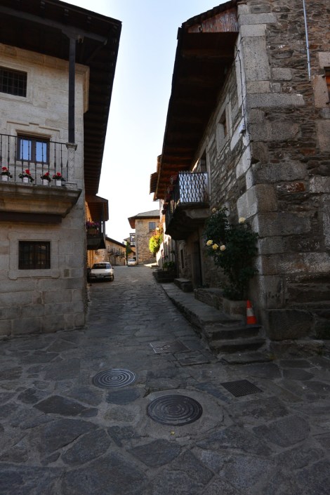 Another narrow street in Puebla de Sanabria, Spain.