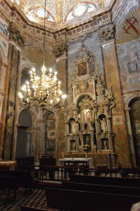 Chapel in Cathedral of Santiago de Compostela, Spain.