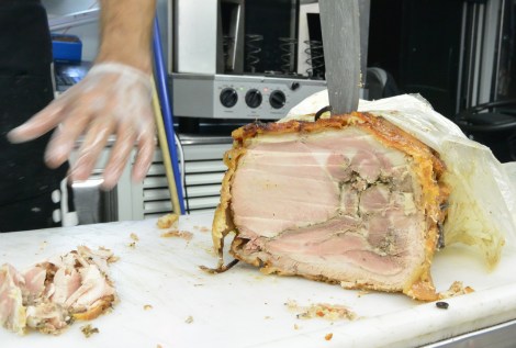 Pork at Eataly Food Truck, Aruba.