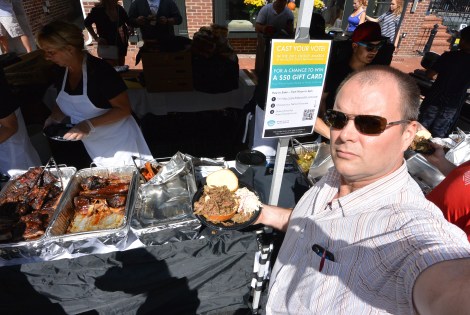 Brisket sandwich at the West Chester Restaurant Festival.